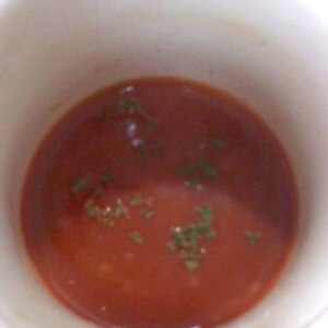 人参とベーコンのトマトスープ
